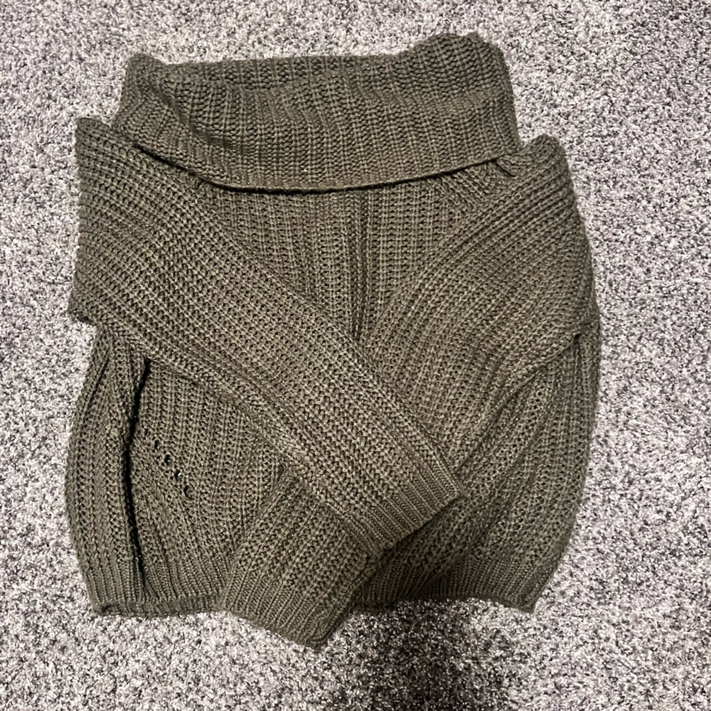 Nice olive green sweater